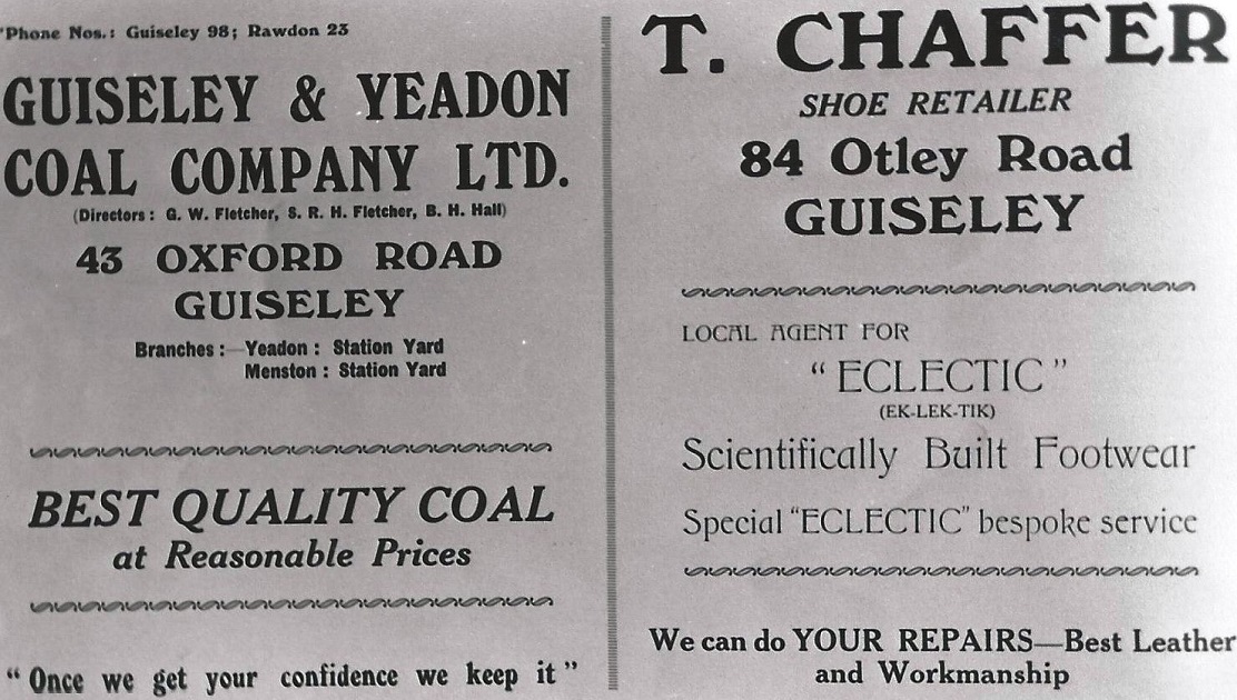 Guiseley & Yeadon Coal Co 1927