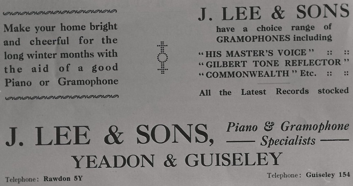 J Lee & Sons 1927