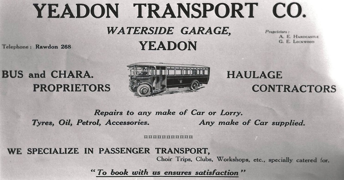Yeadon Transport Company 1927