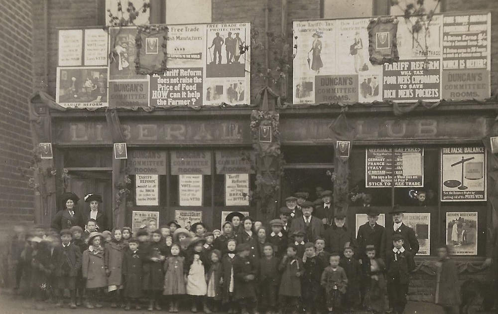 General Election Day 1910 Liberal Club