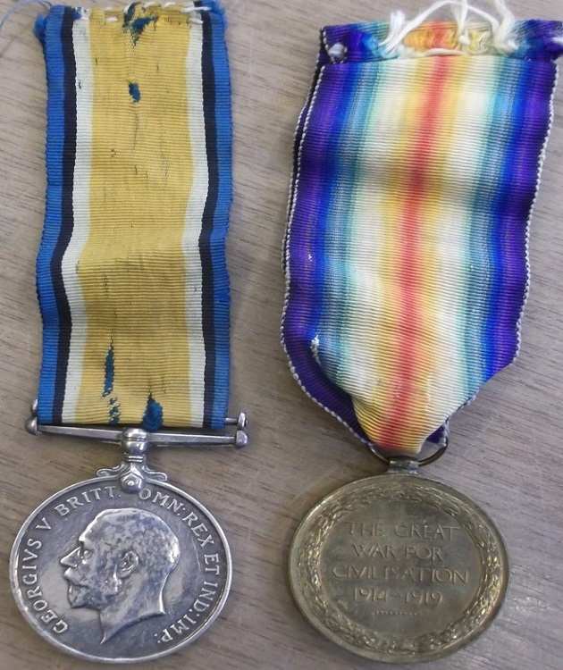 WW1 Medals C B Windus 1914 - 1918