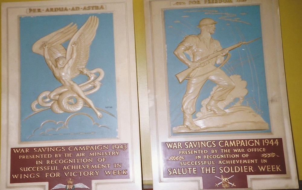 War Savings Plaques 1939 - 1944