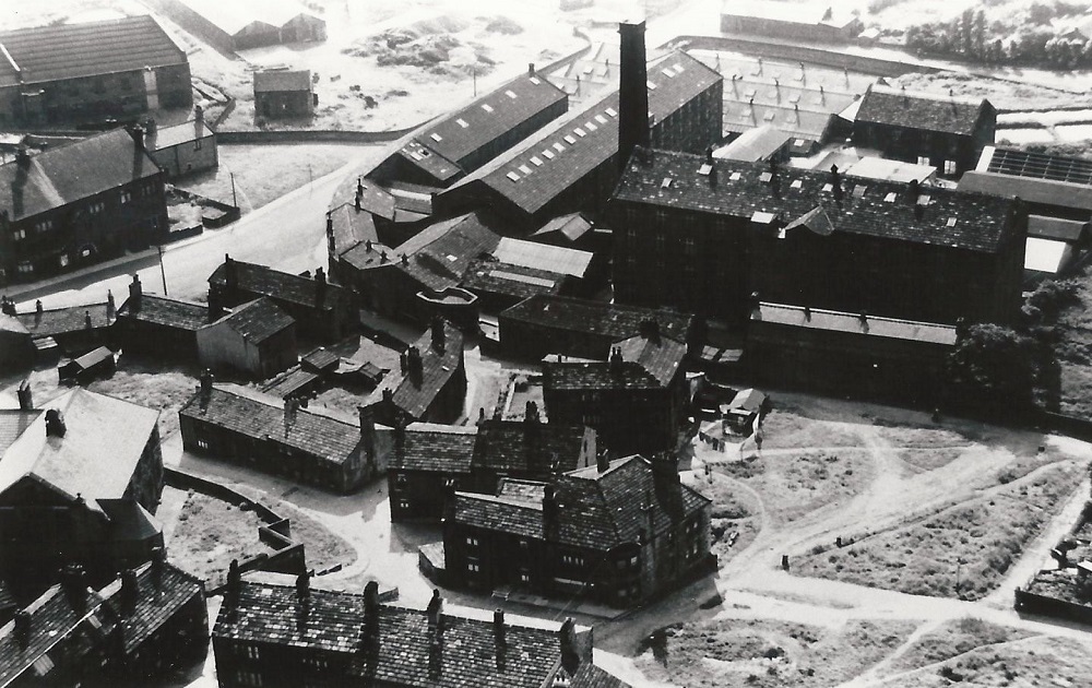 Aerial View Manor Mill 1955