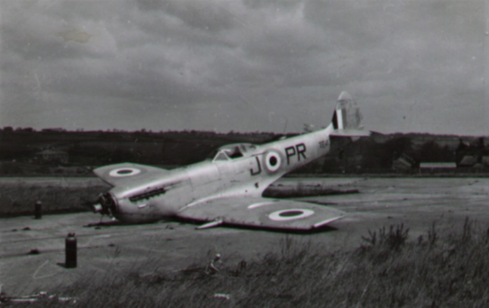 Aerodrome 1948 Crashed Spitfire